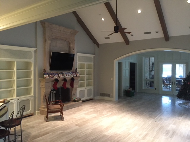 Large home family room house paint