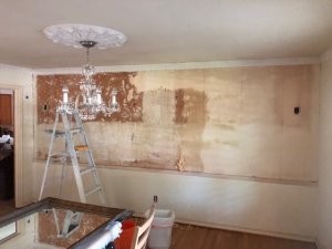 Drywall Repair in Plano Texas.  Popcorn ceiling removal.