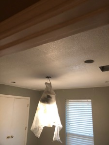 Popcorn and textured Ceiling Removal Services in Plano, Texas.